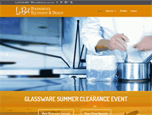 Tablet Screenshot of labelfoodservice.com